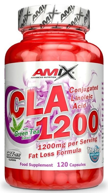 Konjugovaná kyselina linolová CLA 1200 + extrakt zo zeleného čaju Amix 120 tabliet