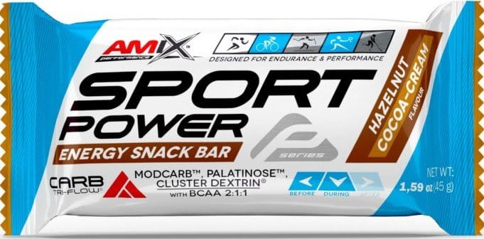 Energetická tyčinka Amix Sport Power 45g lieskoorieškový kakaový krém