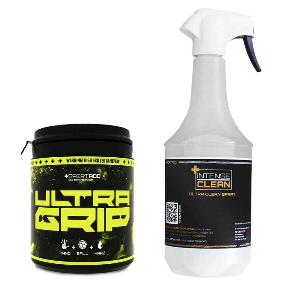 Hádzanárske lepidlo Ultra Grip 500 g + Sportadd Clean 1 l